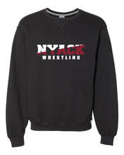 Nyack Wrestling Cotton Crewneck Sweatshirt - Black