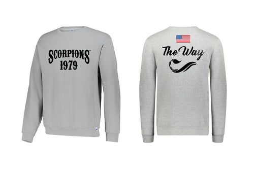 [NEW] Scorpions Wrestling Cotton Crewneck Sweatshirt - Gray (Design 5)