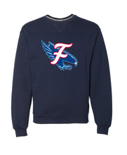 Falcons Baseball Russell Athletic Cotton Crewneck Sweatshirt - Design 2 (Navy)