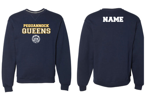 Pequannock Queens Soccer Crewneck Sweatshirt - Navy