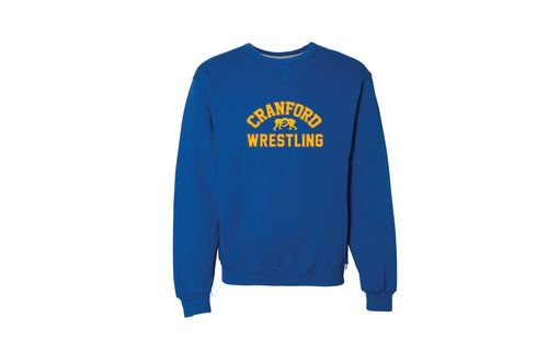 Cranford Wrestling Cotton Crewneck Sweatshirt - Royal