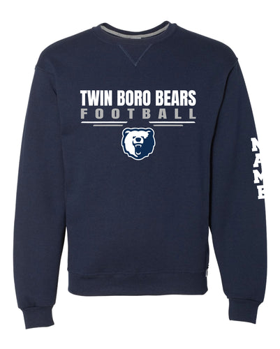 Twin Boro Football Russell Athletic Cotton Crewneck Sweatshirt - Navy