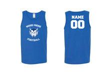 Wood-Ridge Blue Devils Men's Cotton Tank Top - Royal (Football)