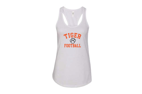 Hackettstown Football Ladies Tank Top - White