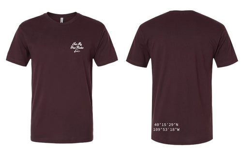 Not My First Rodeo Cotton Crew Tee - Oxblood