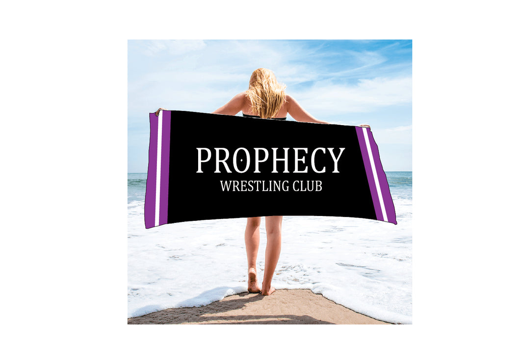Prophecy Wrestling Club Sublimated Beach Towel
