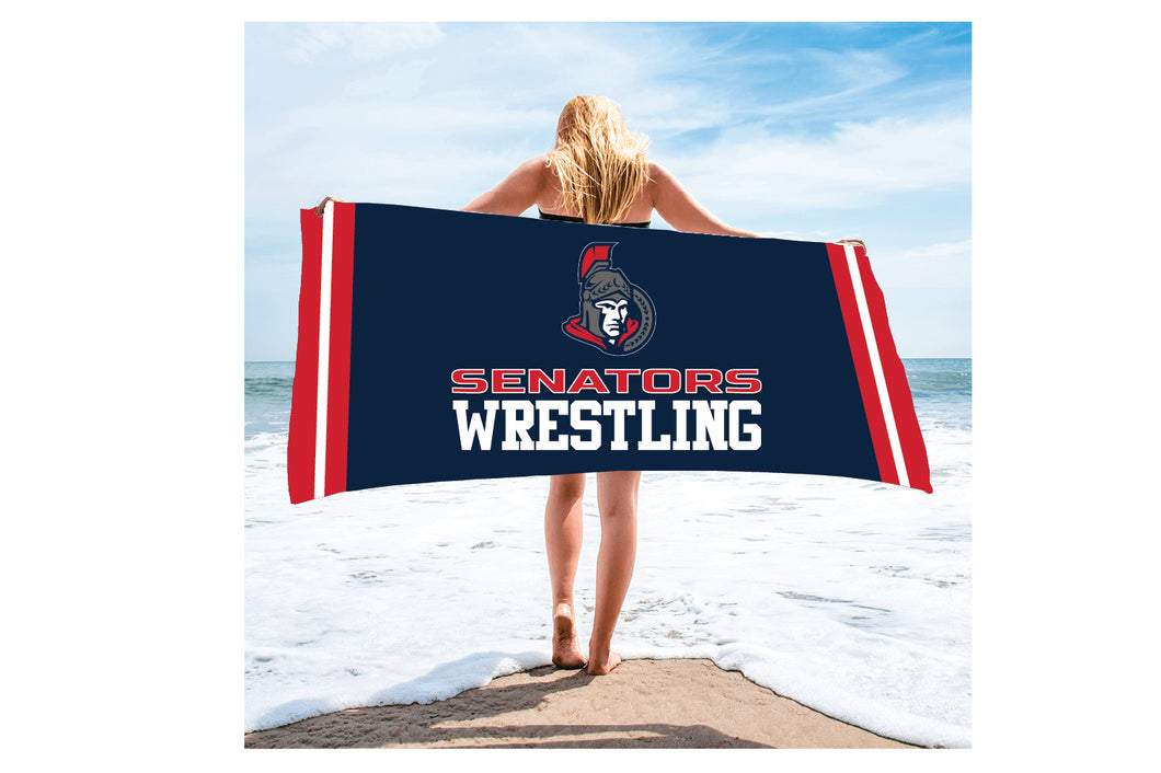 Senators Wrestling Sublimated Beach Towel