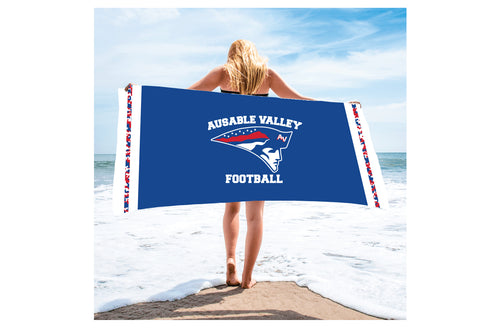 AuSable Patriots Football Sublimated Beach Towel