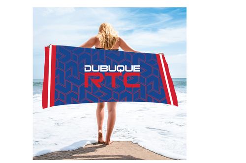 Dubuque RTC Sublimated Beach Towel