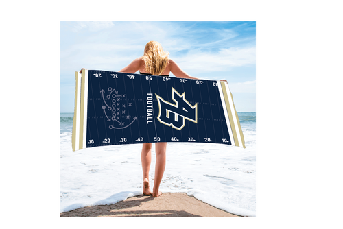 Acton Boxborough Football Sublimated Beach Towel