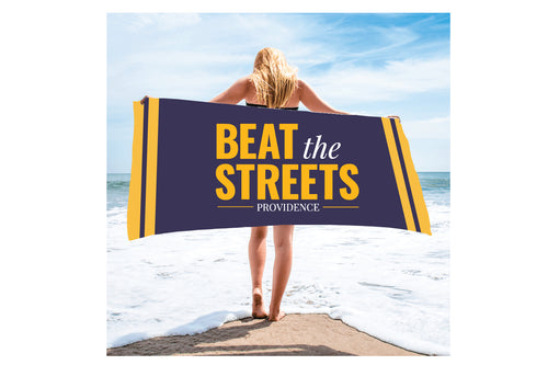 Beat The Streets Sublimated Beach Towel