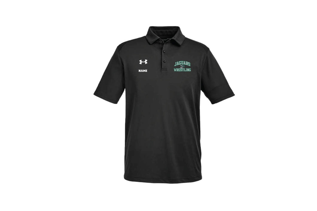 CHF Jaguars Wrestling Under Armour Polo Shirt - Black