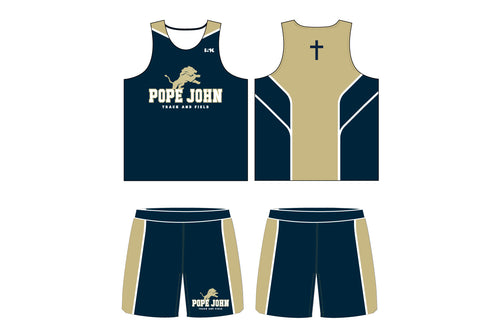 Pope John Track & Field Sublimated Uniform [Pinnie & Shorts]