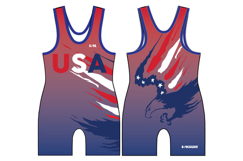 USA Patriot Collection Wrestling Sublimated USA Singlet