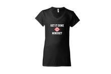 Dream Team Cotton Women's V-Neck Tee (Black)