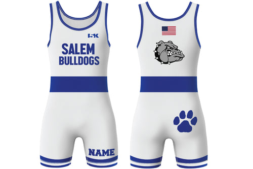 Salem Bulldogs Wrestling Sublimated Men's Singlet - Design 2