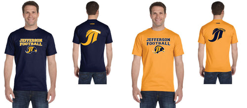 Jefferson Football Short Sleeve Cotton Tee - 5KounT
