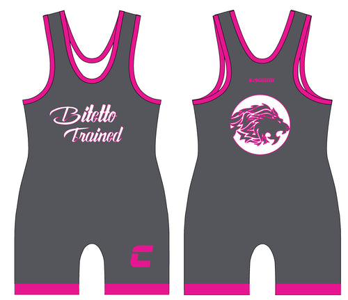 Bitetto Captains Sublimated Singlet - Grey/Pink - 5KounT2018
