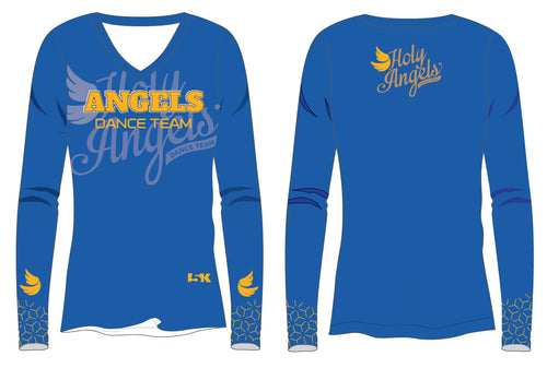 Angels Dance Team Sublimated Long Sleeve Shirt - Royal - 5KounT