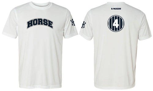 Iron Horse Wrestling Dryfit Performance Tee - Special Edition/White - 5KounT2018