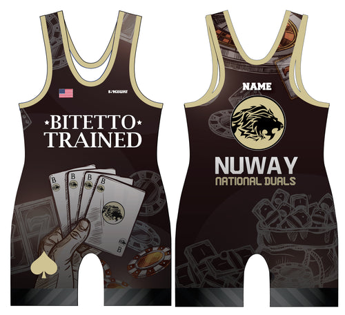 Bitetto Trained NuWay National Duals Sublimated Men's Singlet - 5KounT2018