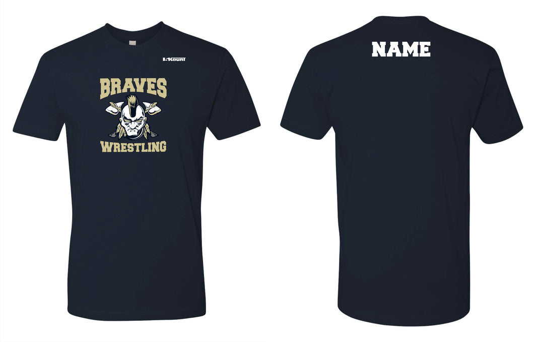 Braves Wrestling Crew Tee - Navy - 5KounT2018