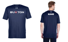 Buxton Under Armour Men's Dryfit T-Shirt - Navy - 5KounT2018