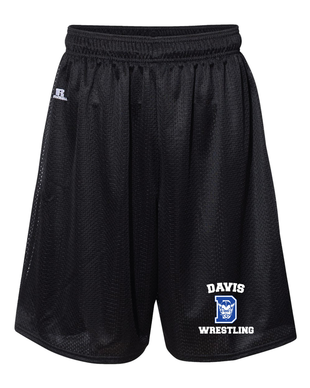 Davis Wrestling Russell Athletic Tech Shorts - Black - 5KounT2018