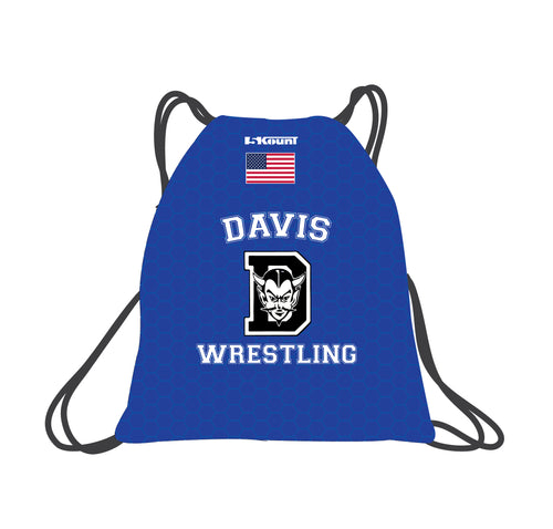 Davis Wrestling Sublimated Drawstring Bag - 5KounT2018