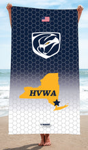 HVWA Sublimated Beach Towel - White/Navy - 5KounT2018
