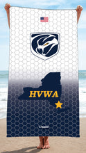 HVWA Sublimated Beach Towel - White/Navy - 5KounT2018