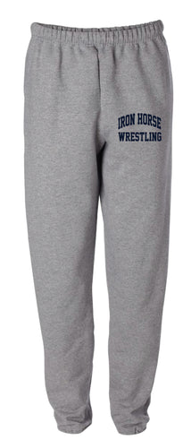 Iron Horse Wrestling Cotton Sweatpants - Grey - 5KounT2018