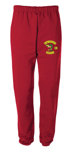 Nam Knights Cotton Sweatpants - Red - 5KounT2018