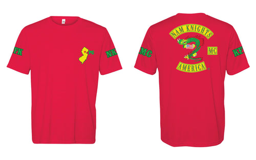 Nam Knights Dryfit Performance Tee - Red - 5KounT