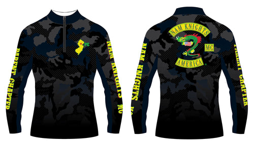 Nam Knights Sublimated Quarter Zip - USA - 5KounT