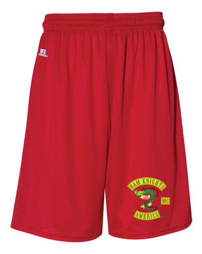 Nam Knights Russell Athletic Tech Shorts - Red - 5KounT2018