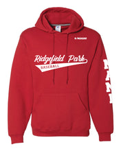 Ridgefield Park Baseball Russell Athletic Cotton Hoodie - Red/Black/Grey - 5KounT2018