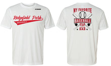 Ridgefield Park Baseball MOM & DAD DryFit Design 1 - White/Red/Grey - 5KounT