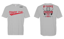 Ridgefield Park Baseball MOM & DAD DryFit Design 1 - White/Red/Grey - 5KounT