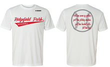 Ridgefield Park Baseball MOM & DAD DryFit Design 3 - White/Red/Grey - 5KounT