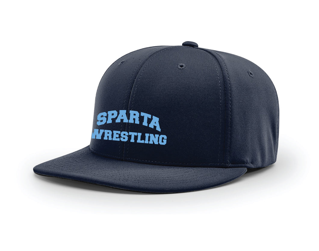 Sparta HS Wrestling Flexfit Cap - Navy - 5KounT2018