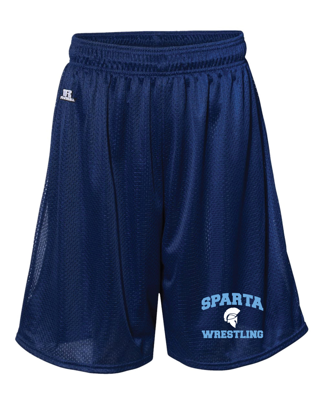 Sparta HS Wrestling Russell Athletic Tech Shorts - Navy - 5KounT2018