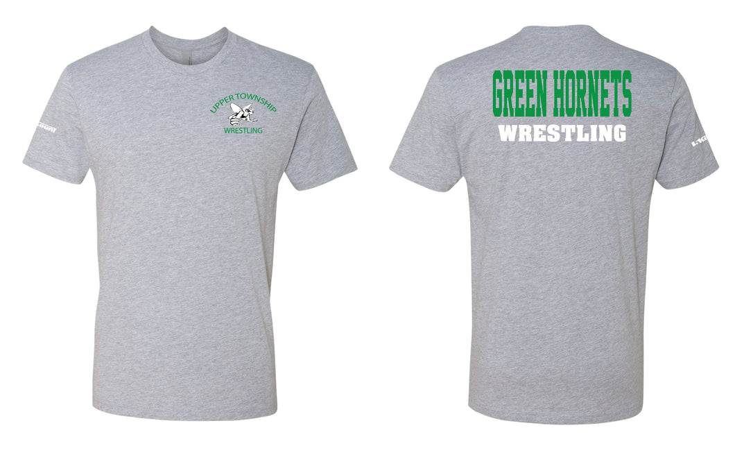Upper Township Wrestling Cotton Tee - Gray - 5KounT2018
