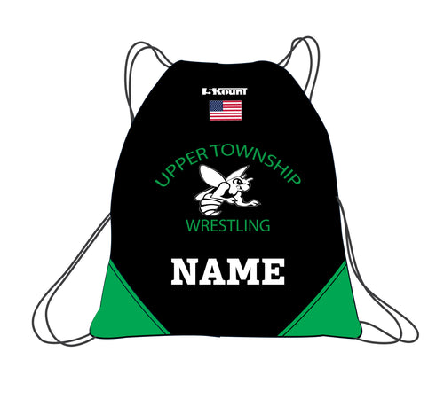 Upper Township Wrestling Sublimated Drawstring Bag - 5KounT2018