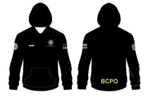 BCPO Sublimated Hoodie - Blue Accents/Solid Black - 5KounT
