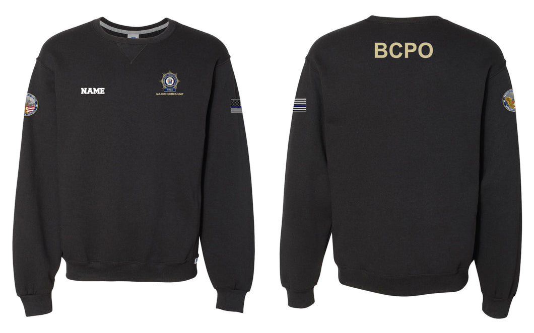 BCPO Russell Athletic Cotton Crewneck Sweatshirt - Black - 5KounT2018