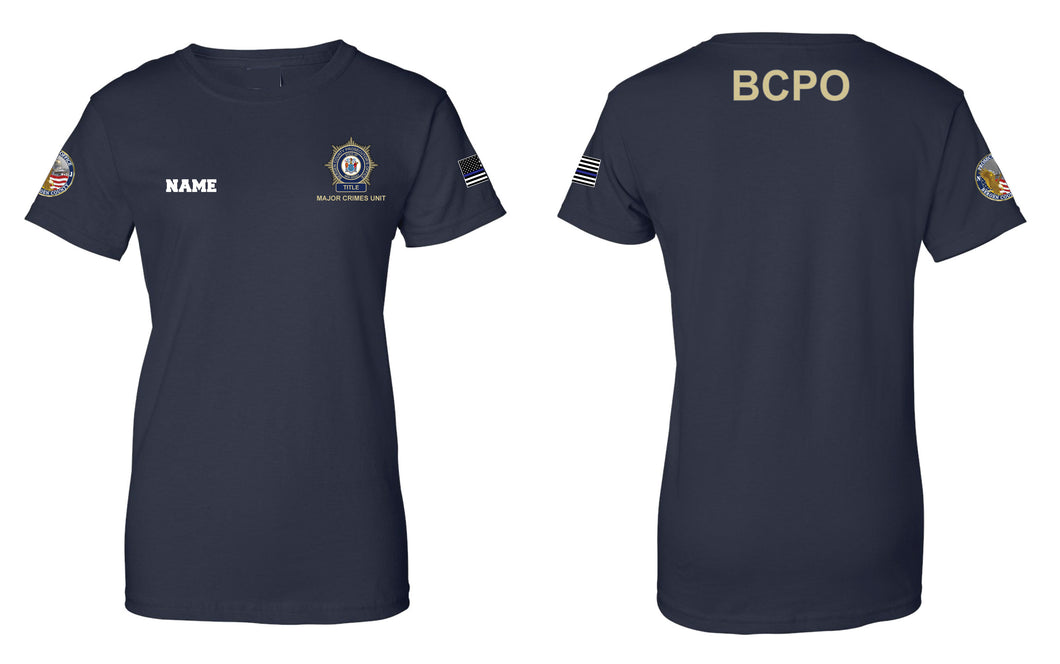 BCPO Cotton Women's Crew Tee - Navy - 5KounT2018