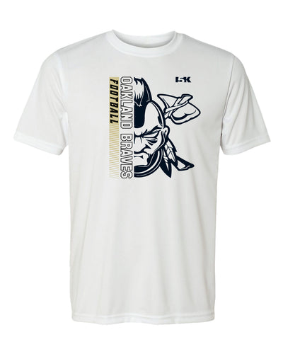 Braves Football Dryfit Performance Shirt Style 4- White - 5KounT2018