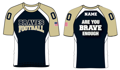 Braves Football Sublimated Mesh Shirt Style 2 - 5KounT2018