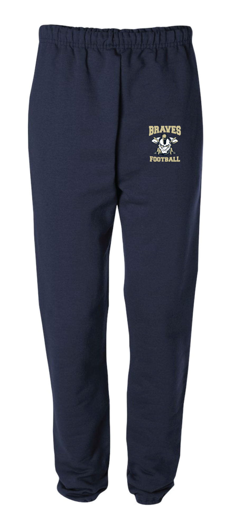 Braves Football Cotton Sweatpants - Navy Style 1 - 5KounT2018